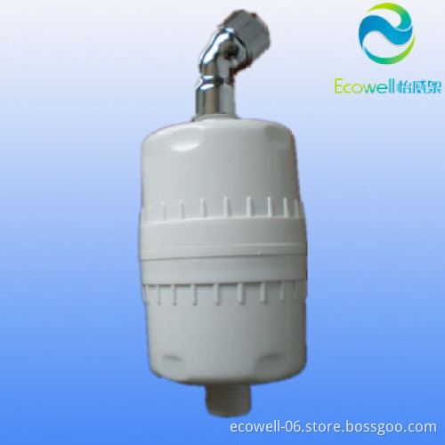 Shower purifier with KDF and GAC and mineral cartridge